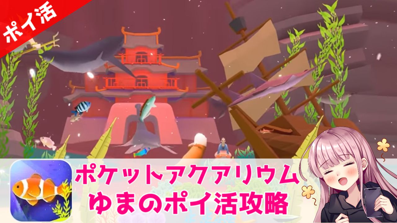 ポイ活攻略】ポケットアクアリウム「最後の守護神」出現！【ひたすら 